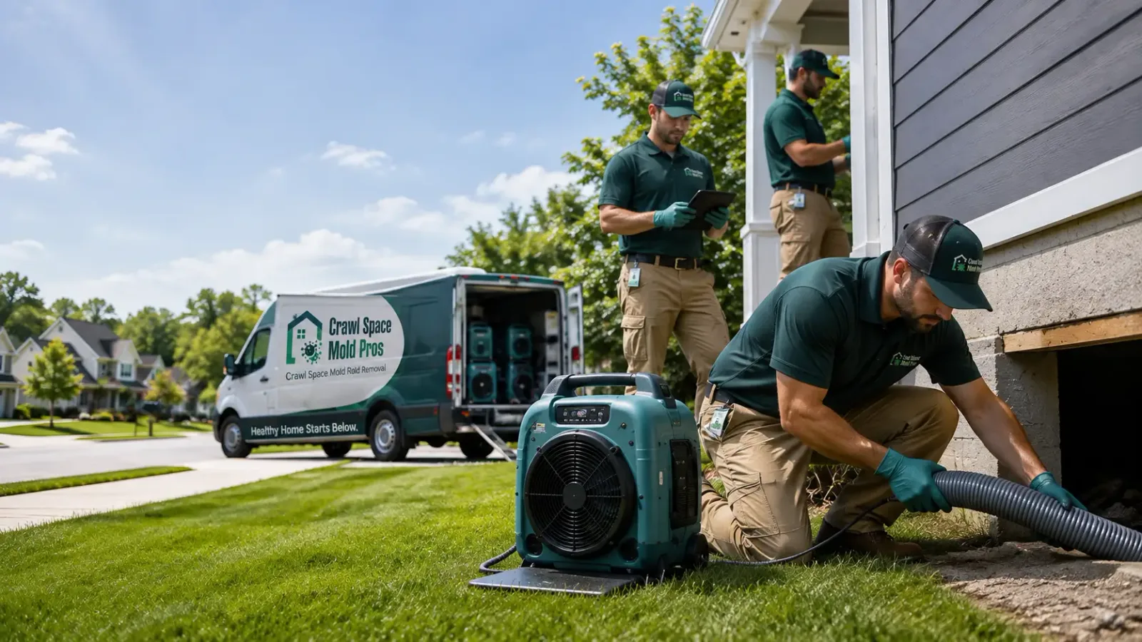 Crawl Space Mold Removal in Buttonwillow, CA